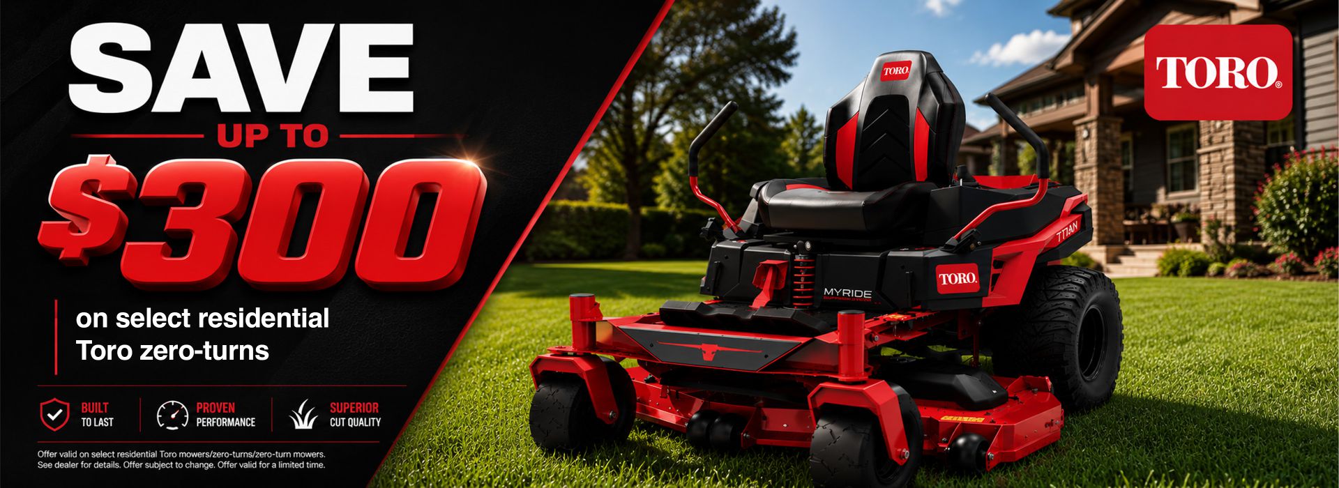 Toro - Residential ZeroTurn Sale